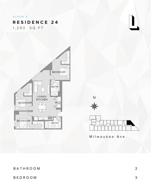 the floor plan of residence 24